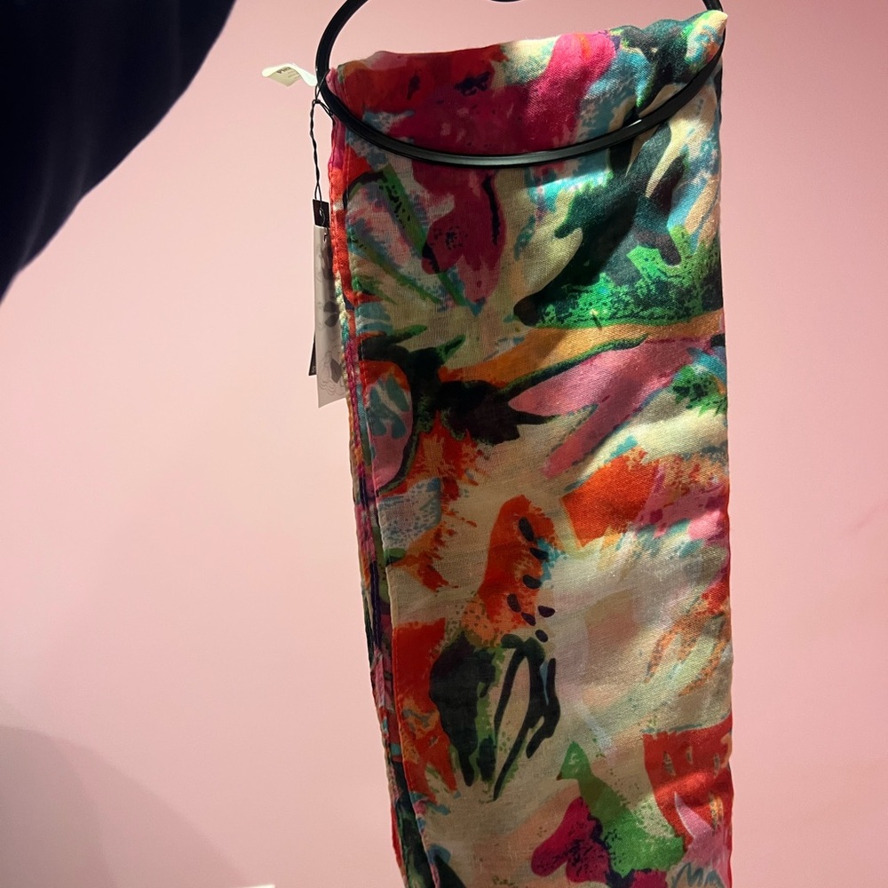 Pier 1 Multicolor Abstract Scarf